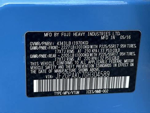 Used 2016 Subaru Crosstrek 2.0i Limited AWD/4WD image 21