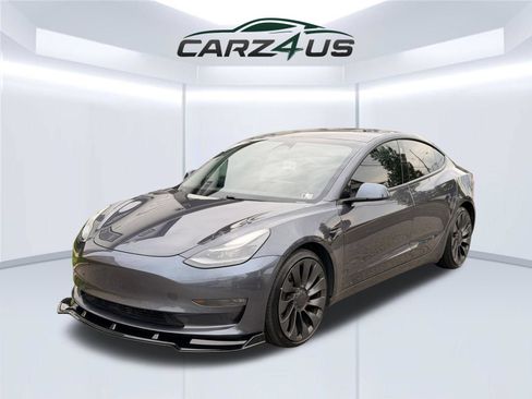 Used 2021 Tesla Model 3 Performance AWD/4WD image 1