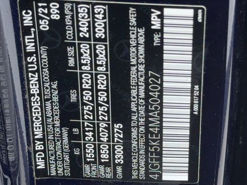 Used 2021 Mercedes-Benz GLS 450 4MATIC image 62