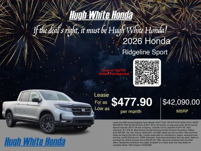 New 2026 Honda Ridgeline Sport