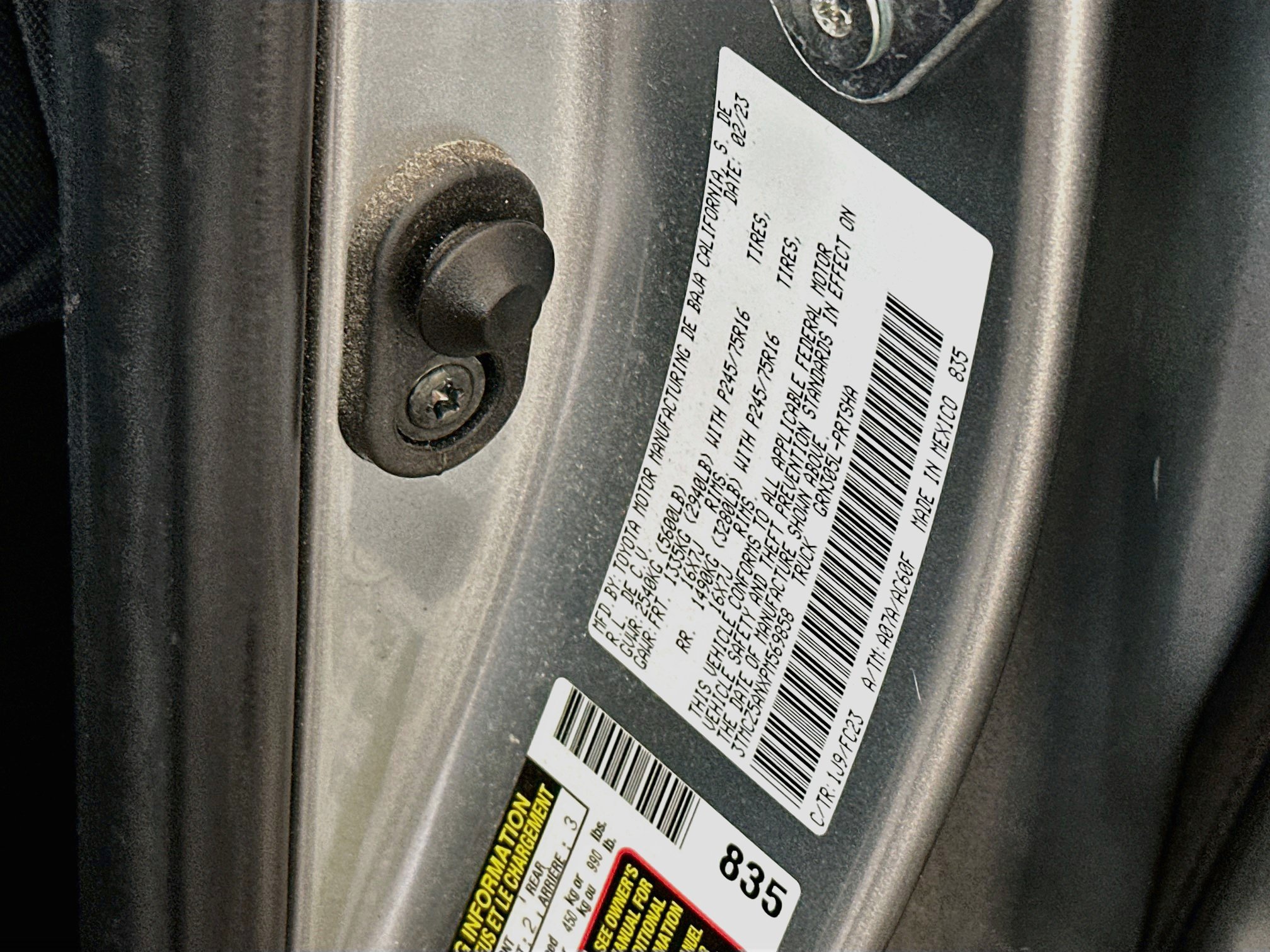 Used 2023 Toyota Tacoma SR5 AWD/4WD image 12