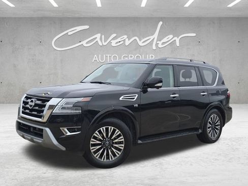 Used 2021 Nissan Armada SL w/ Captain's Chairs Package AWD/4WD image 1
