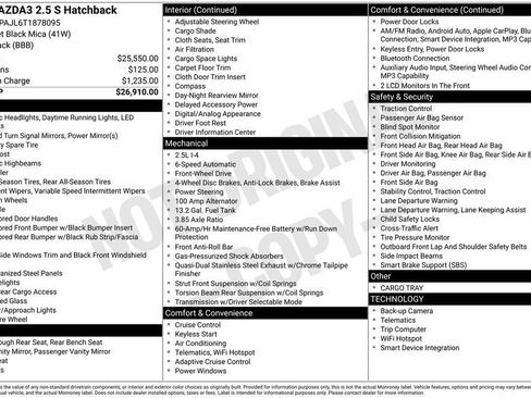 New 2026 MAZDA MAZDA3 s FWD image 3