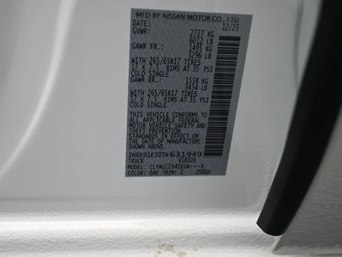 New 2026 Nissan Frontier SV w/ SV Convenience Package image 20