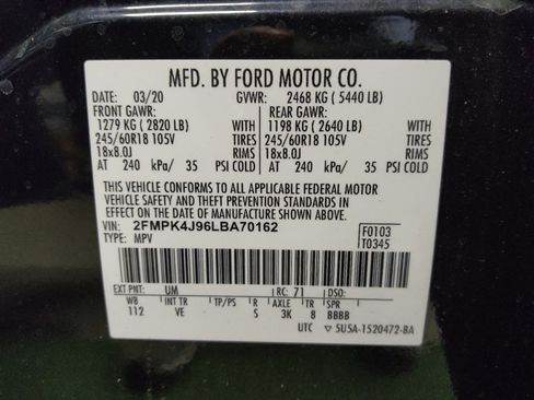Used 2020 Ford Edge SEL w/ Convenience Package AWD/4WD image 33