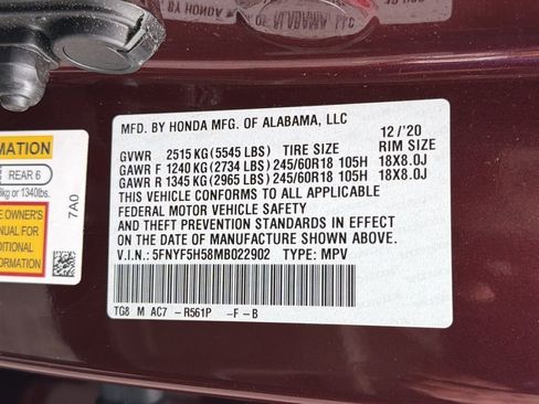Used 2021 Honda Pilot EX-L image 39
