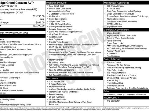 Used 2015 Dodge Grand Caravan American Value Package FWD image 32