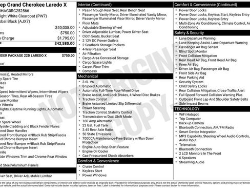 Used 2024 Jeep Grand Cherokee Laredo X AWD/4WD image 42