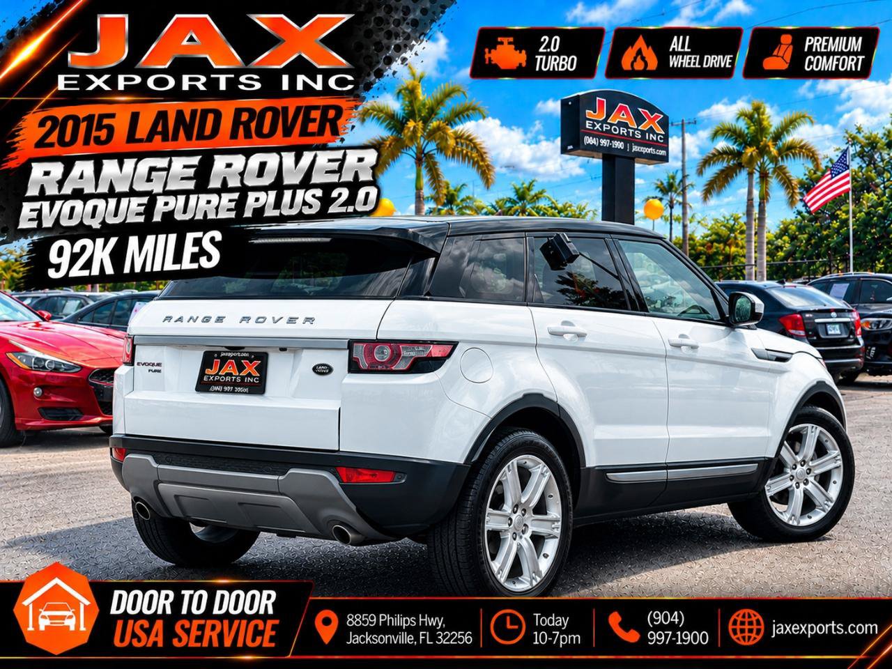 Used 2015 Land Rover Range Rover Evoque Pure Plus AWD/4WD image 2
