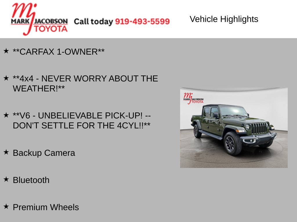 Used 2023 Jeep Gladiator Sport AWD/4WD image 7