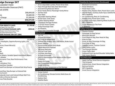 Used 2022 Dodge Durango SXT w/ Trailer Tow Group IV AWD/4WD image 11