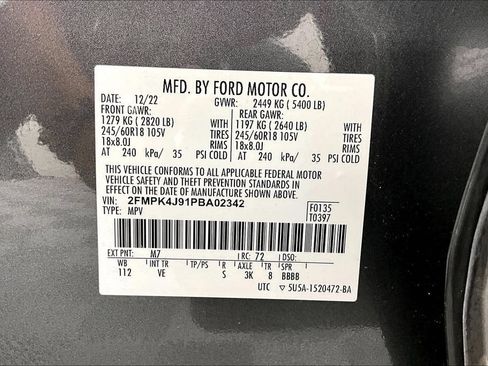 Certified 2023 Ford Edge SEL AWD/4WD image 35