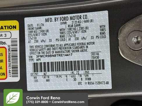 New 2026 Ford Bronco Sport Big Bend w/ Black Appearance Package AWD/4WD image 32