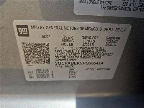 Used 2023 Chevrolet Silverado 1500 Custom RWD image 24