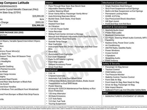 Used 2016 Jeep Compass Latitude image 7
