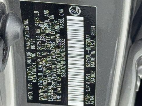 Used 2021 Lexus ES 350 w/ Premium Package image 56