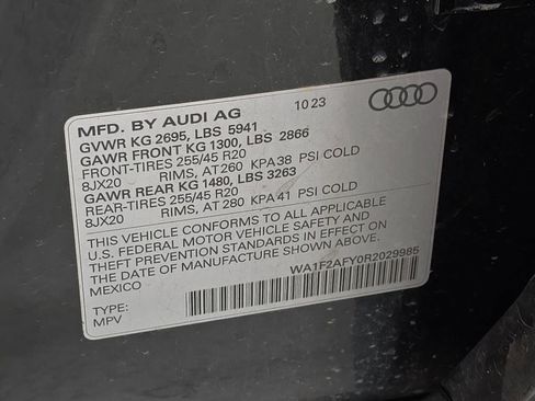 Used 2024 Audi Q5 e Prestige w/ Prestige Package AWD/4WD image 34