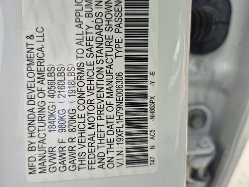 Used 2022 Honda Civic EX-L image 5