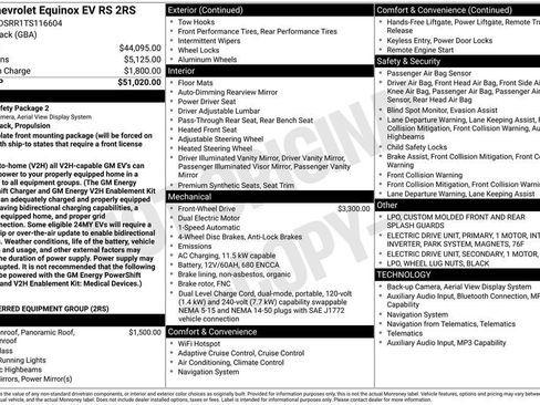 New 2026 Chevrolet Equinox EV RS AWD/4WD image 11