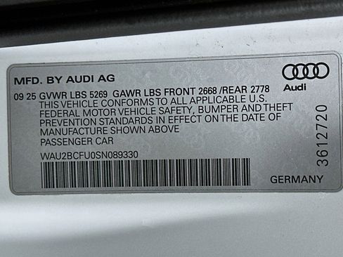 Used 2025 Audi A5 2.0T Premium Plus w/ Premium Plus AWD/4WD image 24
