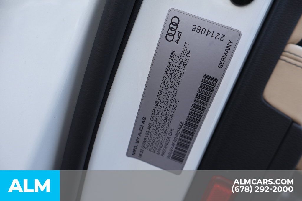 Used 2022 Audi A4 2.0T Premium Plus AWD/4WD image 40