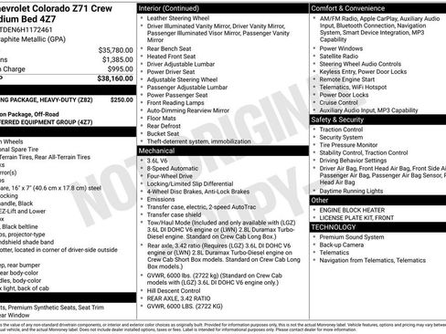 Used 2017 Chevrolet Colorado Z71 image 38