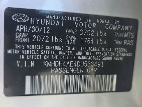 Used 2013 Hyundai Elantra GLS w/ Preferred Pkg FWD image 20