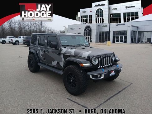 Used 2023 Jeep Wrangler Unlimited Sahara w/ Cold Weather Group image 1