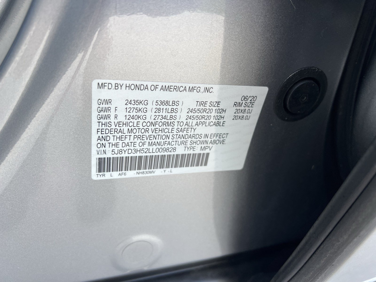Used 2020 Acura MDX w/ Technology Package FWD image 38