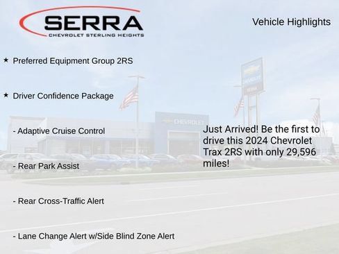 Used 2024 Chevrolet Trax RS w/ Driver Confidence Package FWD image 3