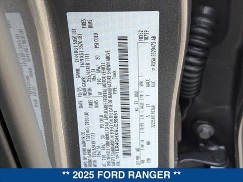 New 2025 Ford Ranger XLT image 21