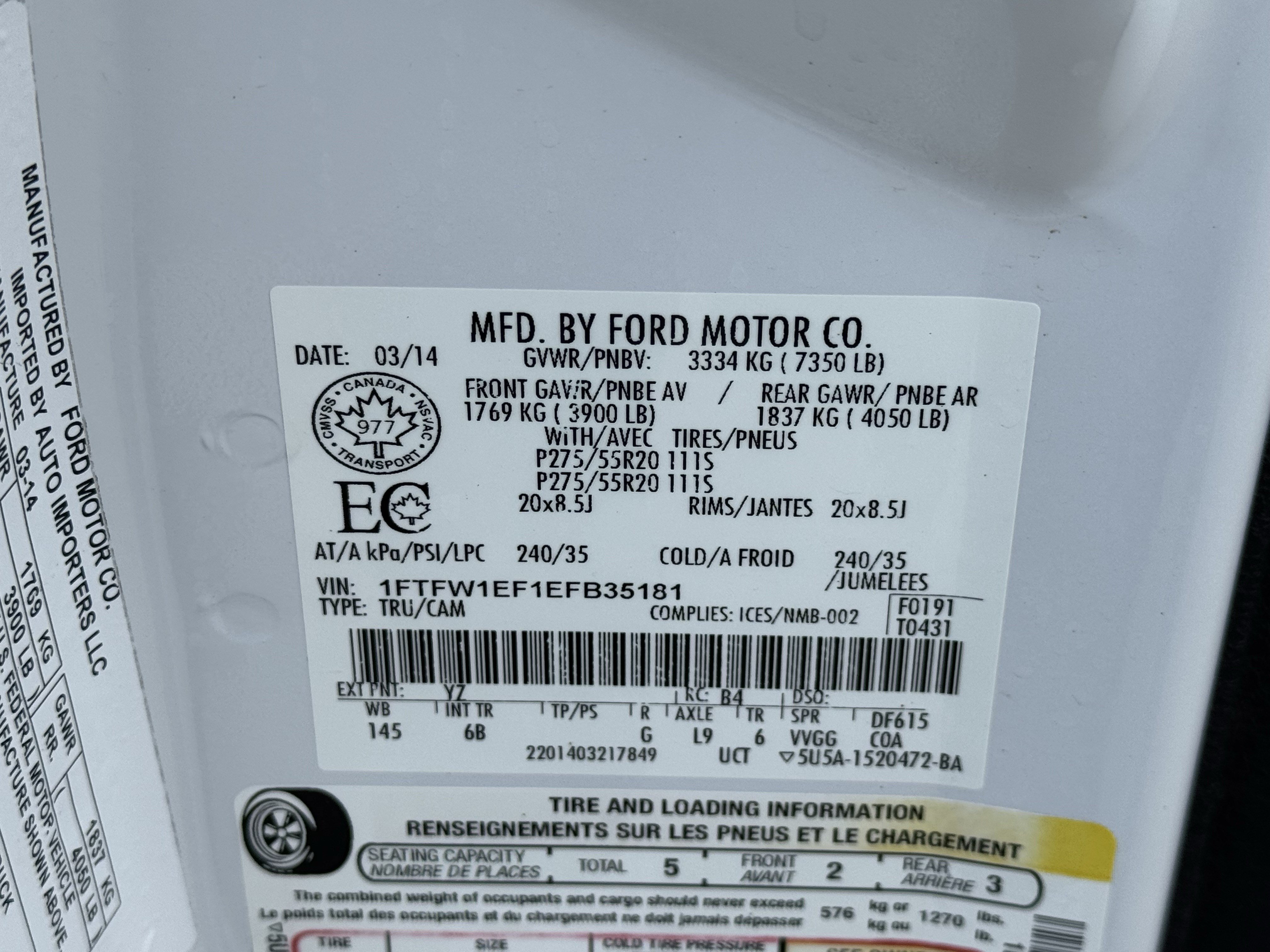 Used 2014 Ford F150 FX4 w/ Equipment Group 402A Luxury AWD/4WD image 33