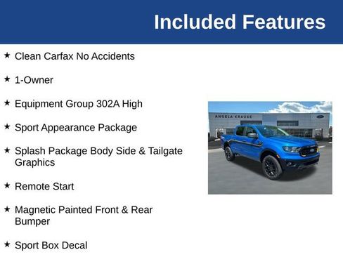 Used 2022 Ford Ranger XLT w/ Equipment Group 302A High AWD/4WD image 5