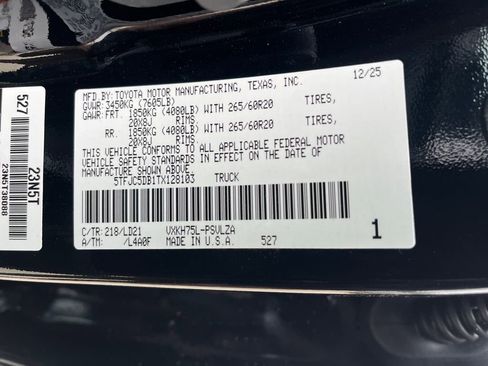 New 2026 Toyota Tundra Limited image 28