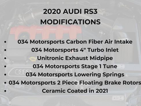 Used 2020 Audi RS 3 w/ Navigation Package image 49