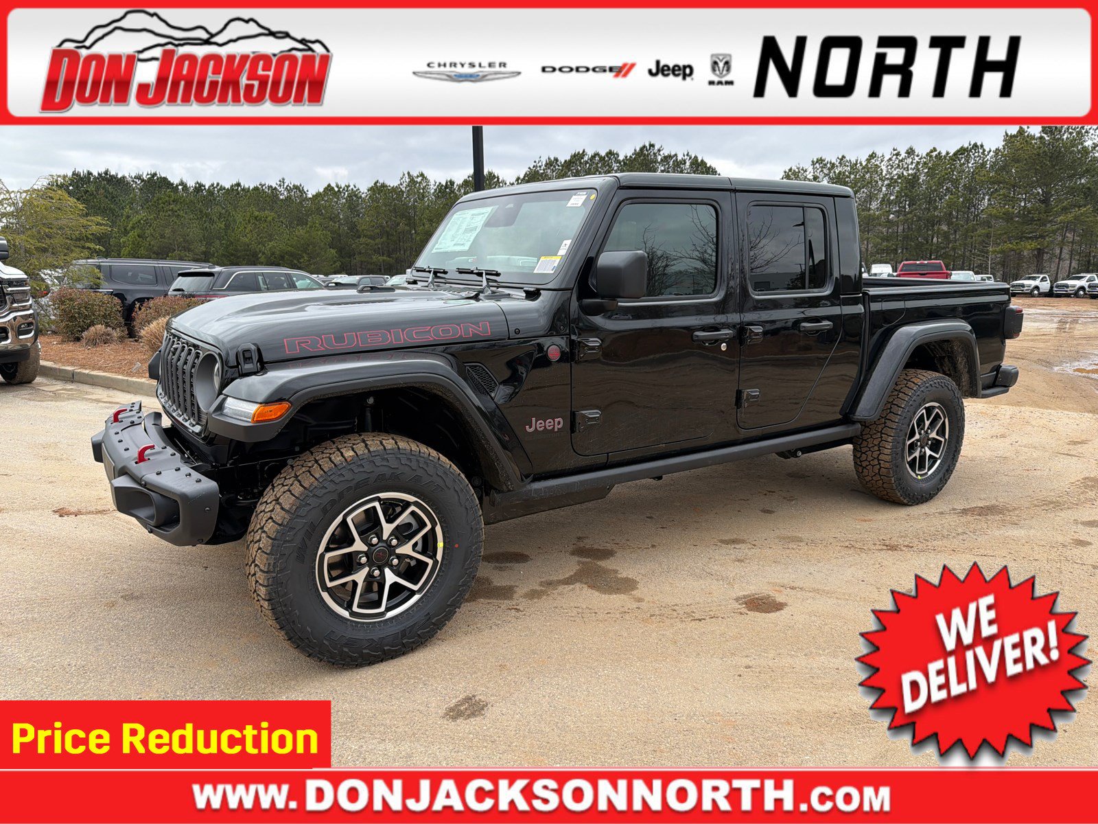 New 2026 Jeep Gladiator Rubicon AWD/4WD image 1