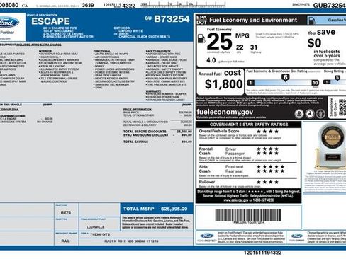 Used 2016 Ford Escape SE FWD image 8