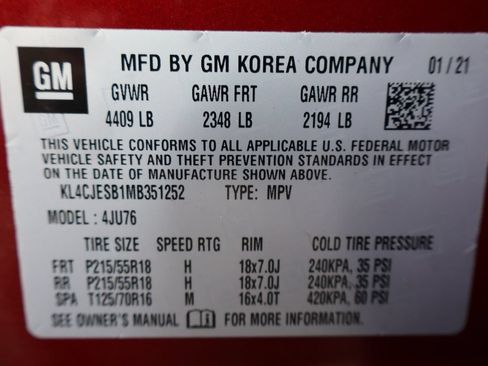 Used 2021 Buick Encore Preferred w/ Safety Package AWD/4WD image 46