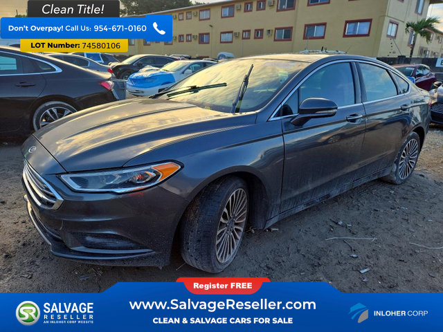 Used 2017 Ford Fusion SE w/ Fusion SE Technology Package FWD image 1
