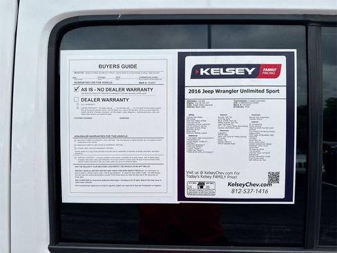 Used 2016 Jeep Wrangler Unlimited Sport w/ Connectivity Group image 21