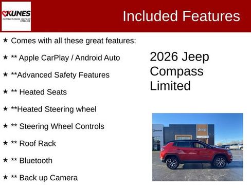 New 2026 Jeep Compass Limited image 4