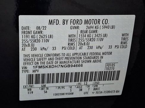 Used 2022 Ford Explorer XLT w/ Equipment Group 202A AWD/4WD image 28