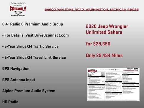 Used 2020 Jeep Wrangler Unlimited Sahara image 5