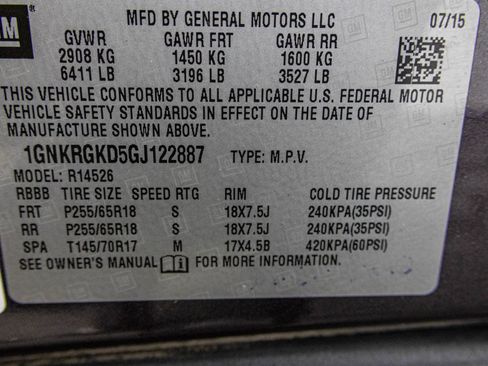 Used 2016 Chevrolet Traverse LT w/ Traveler's Package image 50