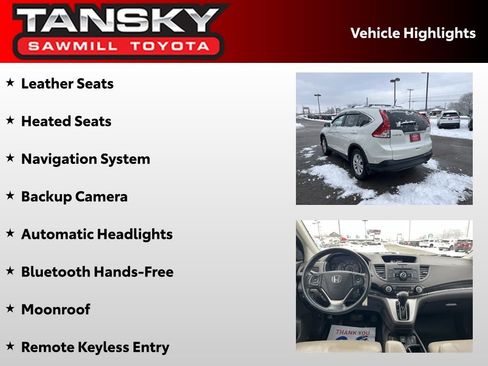 Used 2014 Honda CR-V EX-L image 9