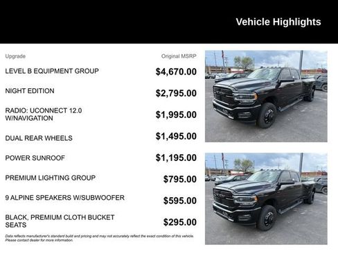 Used 2021 RAM 3500 Big Horn w/ Level B Equipment Group AWD/4WD image 2