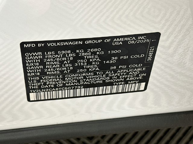 Certified 2026 Volkswagen Atlas SE AWD/4WD image 33