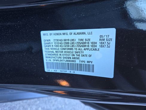 Used 2018 Honda Odyssey EX-L image 39