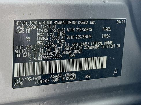 Used 2021 Toyota RAV4 XLE Premium FWD image 12
