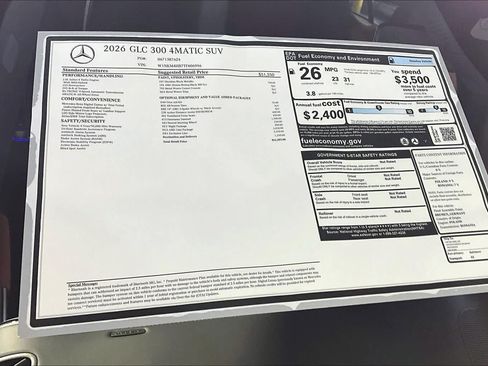 New 2026 Mercedes-Benz GLC 300 4MATIC image 18